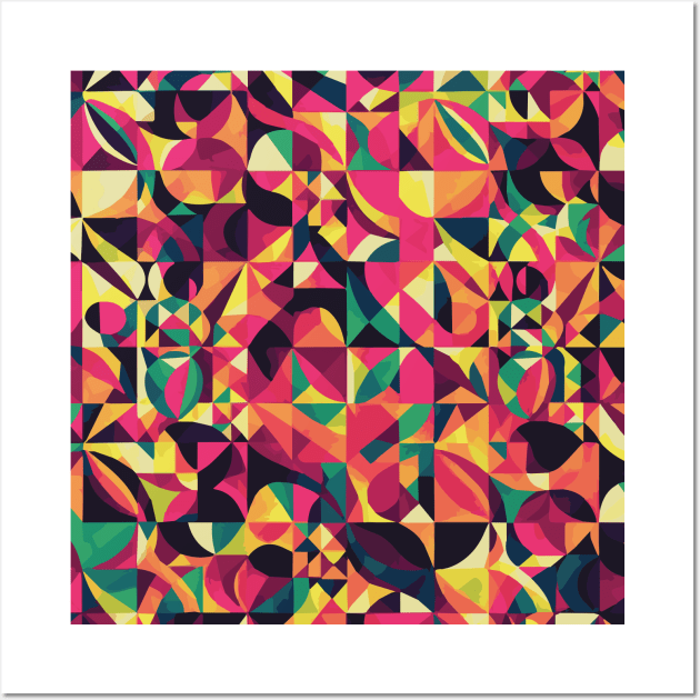 Abstract Geometric Wall Art by Rahelrana